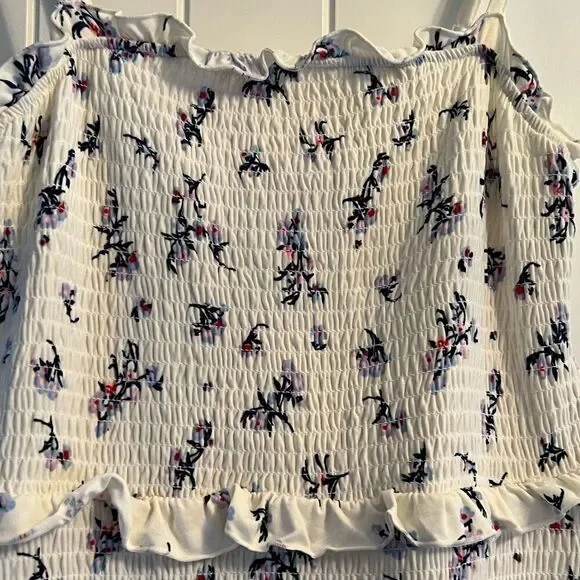 No Boundaries size small tiered dress with floral pattern - Picture 3 of 4
